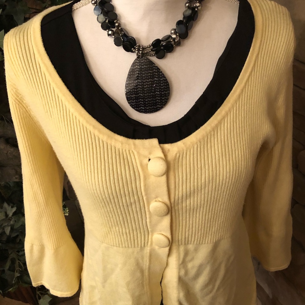 Baby  Doll Sweater.  Yellow